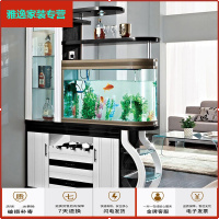 苏宁放心购进客厅玄关柜带鱼缸酒柜屏风隔断柜间厅柜双面鞋柜厅装饰柜简约新款
