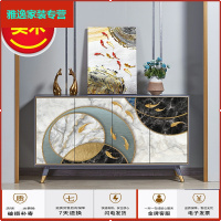 苏宁放心购玄关柜轻奢进隔断柜简约现代入户鞋柜酒店大堂装饰柜大厅餐边柜简约新款