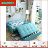 苏宁放心购沙发床两用多功能可折叠双人小户型客厅推拉坐卧经济型阳台铁伸缩简约新款
