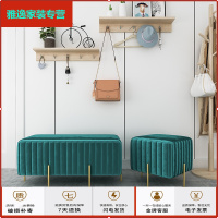 苏宁放心购北欧口换鞋凳家用床尾凳网红客厅小沙发凳子穿鞋试衣间轻奢长凳简约新款