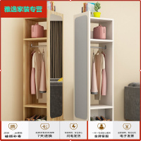 苏宁放心购镜子全身穿衣镜立式落地镜家用穿衣镜挂衣架一体可旋转立体试衣镜简约新款