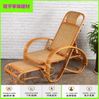 苏宁精选滕椅椅子 靠背椅 藤椅腾椅 藤制躺椅折叠椅调节藤椅老人休闲午休椅藤躺椅单人藤椅放心购
