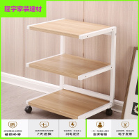 苏宁精选打印机架功放机柜音响柜杂物架房间置物架沙边几边桌多功能茶几角几 打印机架子可移动收纳电脑桌放心购