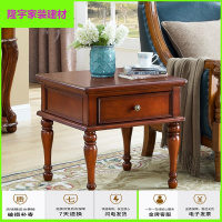 苏宁精选小茶几迷你茶桌茶车茶柜阳台茶桌美式实木边桌客厅简约沙边几小边桌北欧边几角几小茶几欧式角几放心购
