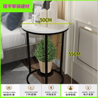 苏宁精选阳台茶桌圆角茶几小圆桌茶几小茶桌迷你现代简约创意小茶几客厅边几沙边柜角几迷你小圆桌床头边桌铁艺放心购
