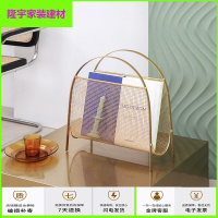 家具好货欧式铁艺环形书架杂志书报架卧室客厅落地储物架展示架放心购