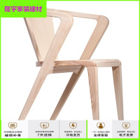 家具好货实木餐椅北欧休闲简约现代时尚咖啡厅会所家用座椅靠背椅子放心购