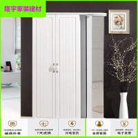 家具好货全身穿衣镜带挂衣架的多功能收纳厅柜简约现代书柜首饰旋转鞋柜 白色对开120 其他放心购