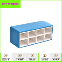 家具好货定制幼儿园软体长条凳舞蹈室可坐鞋柜 早教中心软包换鞋凳放心购