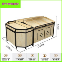 苏宁放心购水果货架蔬菜水果货架展示架水果货架子木质水果店超市水果架双层简约新款