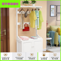 苏宁放心购鞋柜衣帽架一体组合现代简约客厅多功能厅柜衣帽柜带挂衣架木简约新款