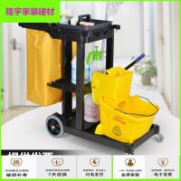 苏宁放心购超包多功能手推车清洁车保洁车工具车布车宾馆酒店服务车清包车简约新款