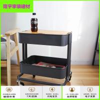 苏宁放心购北欧铁艺小推车茶几可移动边几沙发边桌多功能桌迷你电脑桌简约新款