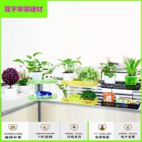 苏宁放心购办公桌置物架挂架办公室花架桌面多肉小铁艺悬挂办公隔断盆栽收纳简约新款