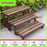 苏宁放心购实木花架家用阶梯多肉植物吊兰多层阳台置物防腐木室内外花盆架子简约新款