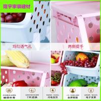 苏宁放心购厨房置物架蔬菜收纳筐落地多层用品用具小百货果篮子架子整理储物简约新款