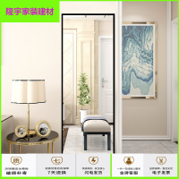 苏宁放心购北欧全身穿衣镜子贴墙自粘服装店家用卧室壁挂粘贴挂墙落地试衣镜简约新款