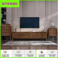苏宁放心购北欧实木电视柜现代简约茶几组合客厅家用小户型地柜轻奢铜木家具简约新款