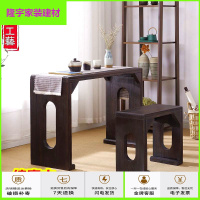 苏宁放心购烧桐木古琴桌凳共鸣琴桌实木古筝专用桌中式书法毛笔桌茶几禅意桌简约新款