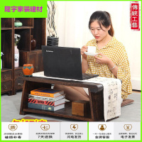 苏宁放心购实木飘窗桌榻榻米茶几仿古茶桌学习桌床上折叠桌电脑桌国学桌炕桌简约新款