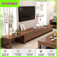 苏宁放心购实木电视柜茶几组合新中式现代简约可伸缩卧室柜小户储物客厅家具简约新款