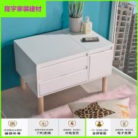 苏宁放心购北欧飘窗化妆台网红梳妆台ins风卧室小户型简约迷你型 翻盖化妆桌简约新款