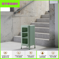 苏宁放心购北欧铁艺床头柜迷你小型储物柜收纳柜窄角柜客厅沙发边柜现代简约简约新款