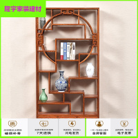 苏宁放心购博古架实木中式多宝阁 展示柜茶叶柜置物架摆件茶架玄关柜隔断柜简约新款