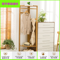 苏宁放心购衣帽架落地卧室挂衣架子简易楠竹简约现代收纳挂包架置物架简约新款