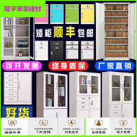 苏宁放心购长春铁皮文件柜矮柜书柜资料带锁凭证档案套色办公室员工更衣柜子简约新款