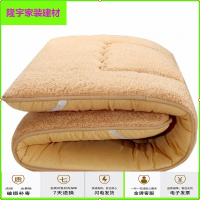 苏宁放心购加厚羊羔绒学生宿舍床垫单人双人榻榻米可折叠防滑地铺保暖垫褥简约新款