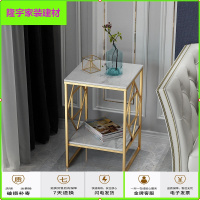 苏宁放心购北欧轻奢大理石边几简约小方桌客厅沙发卧室角几床头柜桌创意边柜简约新款