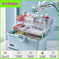 苏宁放心购家用药箱多层医护急救药品箱大容量小收纳盒家庭装全套医药箱简约新款