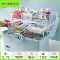 苏宁放心购医药箱家用大号多功能全套急救箱药品收纳盒家庭用药箱箱简约新款