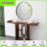 苏宁放心购新中式实木玄关桌简约厅玄关台酒店走廊端景台条案靠墙窄桌供桌简约新款