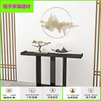 苏宁放心购玄关桌子靠墙新中式禅意长条案仿古供桌条几实木入户走廊玄关台简约新款