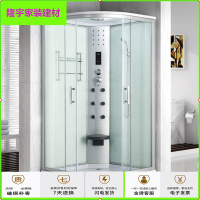苏宁放心购整体淋浴房整体浴室浴房钢化玻璃蒸汽桑拿洗澡房全封闭一体卫生间简约新款