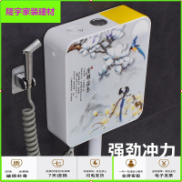 苏宁放心购厕所水箱家用卫生间高压大容量蹲便器水箱壁挂式节能冲水箱旱便简约新款