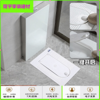 苏宁放心购酒店家用新款钢化玻璃冲水箱 带盖子盖板蹲便器 蹲厕隐藏水箱明装简约新款