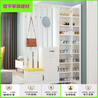 苏宁放心购进玄关柜带镜现代简约客厅双面隔断鞋柜厅屏风装饰置物架酒柜简约新款