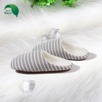 慕斯维 秋冬 棉拖鞋女家居情侣室内保暖拖鞋防滑静音地板拖鞋男 买一送一