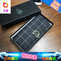 欧美2018新款钱包女士 长款D扣时尚简约手拿个性钱夹皮夹韩版