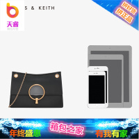 CHARLES&KEITH 单肩包 金属半圆璐彩特饰女士链条包