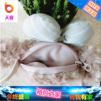 日本迪斯尼达菲毛绒小熊女包单肩包女式斜挎包可爱学生包零钱包包