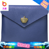 手工女迷你硬币包学生小钱包女士真皮双层搭扣卡包女短款零钱包女