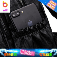 背包女士双肩包韩版2018新款潮百搭时尚休闲PU软皮书包旅行包包夏