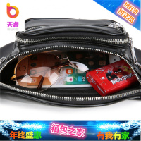 明星同款大王腰包女时尚阿希哥斜跨链条胸包潮新款铁链斜挎小包包