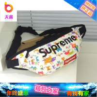 潮流胸包单肩男女韩版腰包斜挎学生死飞卡通动漫时尚