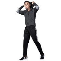 公牛欢腾2020跑步运动套装男健身房速干衣秋冬三件套宽松秋季装男士休闲服冬天