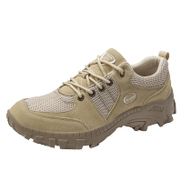 公牛欢腾2020户外登山鞋男秋季透气网面徒步鞋男士防滑耐磨休闲运动鞋